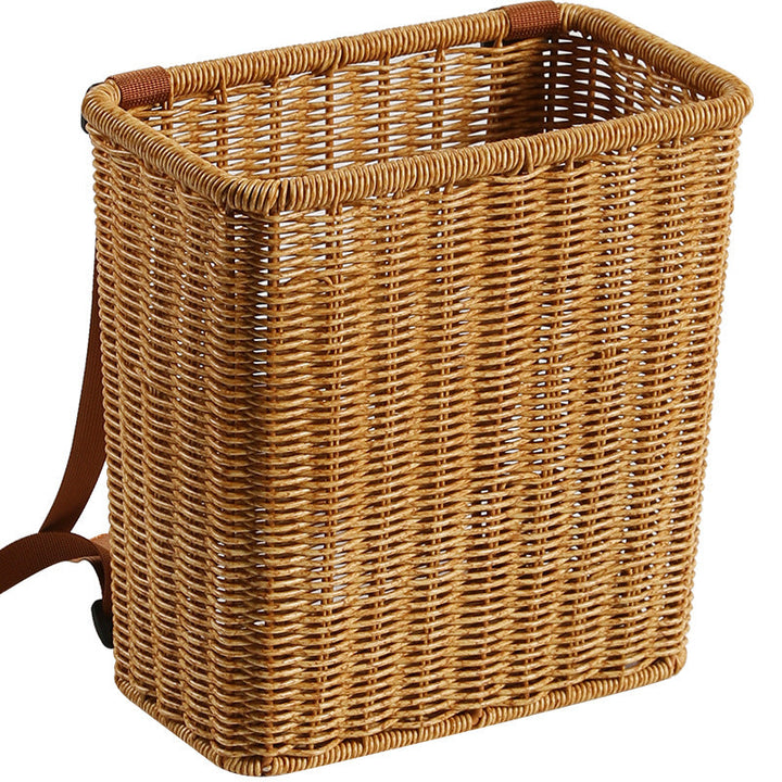 Handcrafted Wicker Storage Basket with Adjustable Strap Stornfield