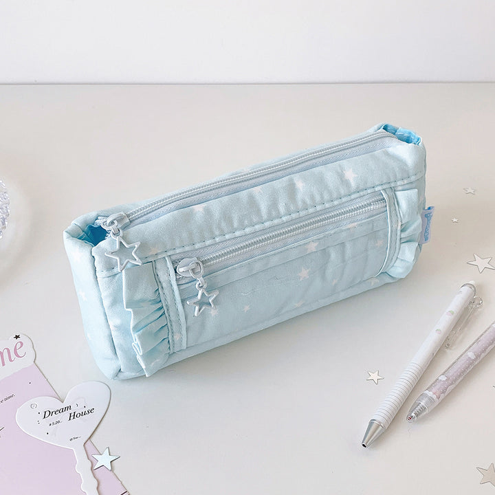 Star-Patterned Pencil Case Stornfield