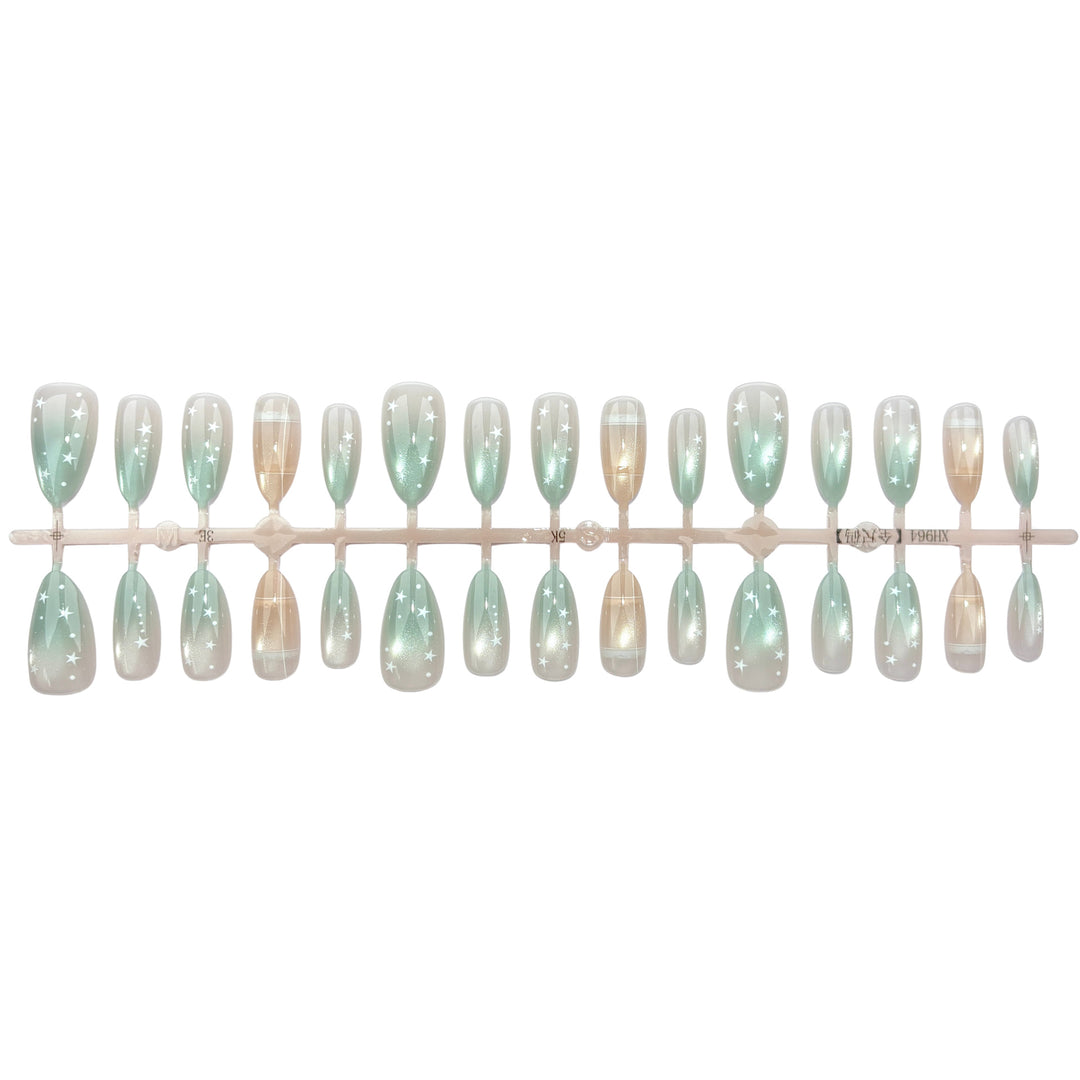 Starry Design Press-On Nail Set