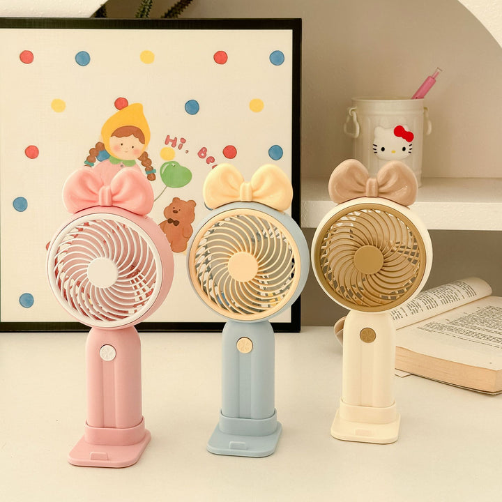 Unisex Handheld Fan in Playful Bunny Design Stornfield