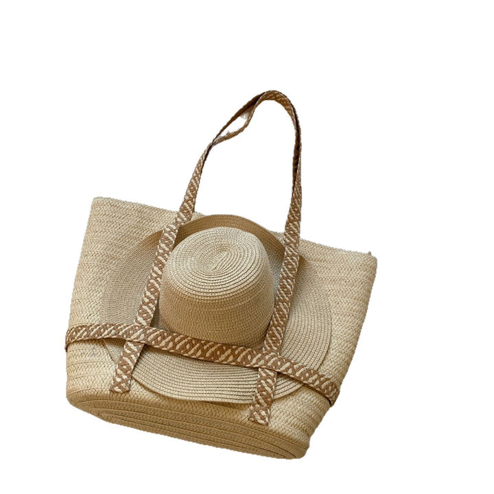 Woven Straw Beach Tote
