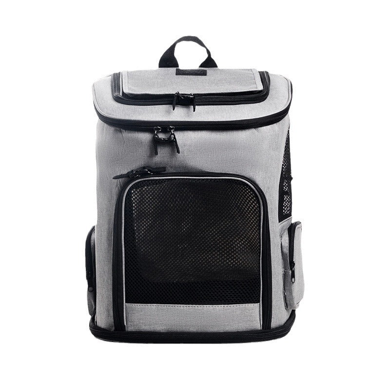 Portable Pet Backpack with Breathable Mesh Inserts Stornfield