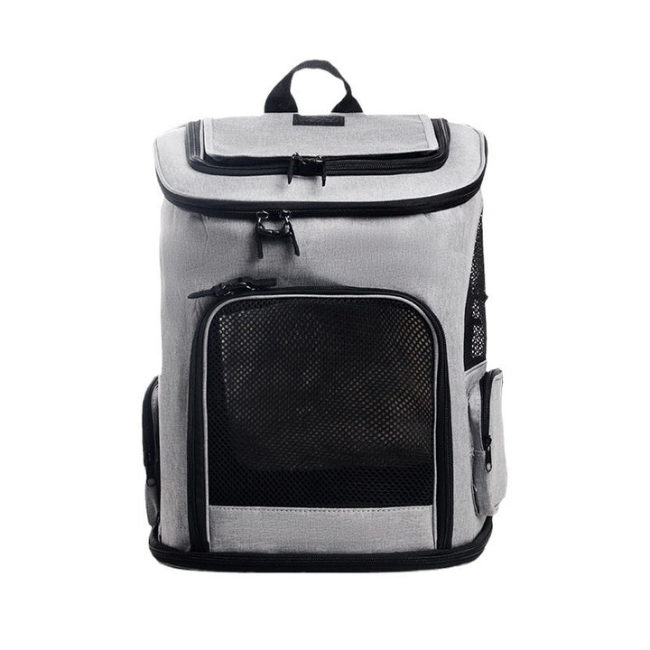 Portable Pet Backpack with Breathable Mesh Inserts Stornfield