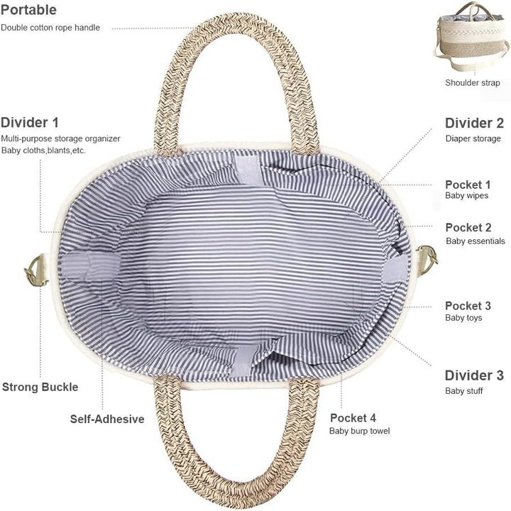 Women's versatile diaper bag with practical carrying system Stornfield