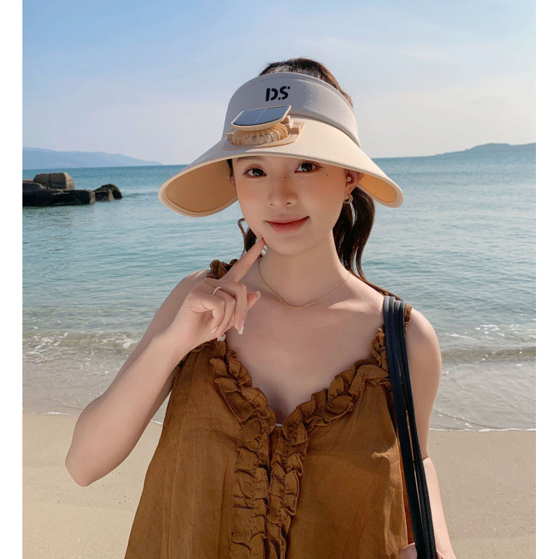 Adjustable sun visor with extra wide brim and breathable headband Stornfield