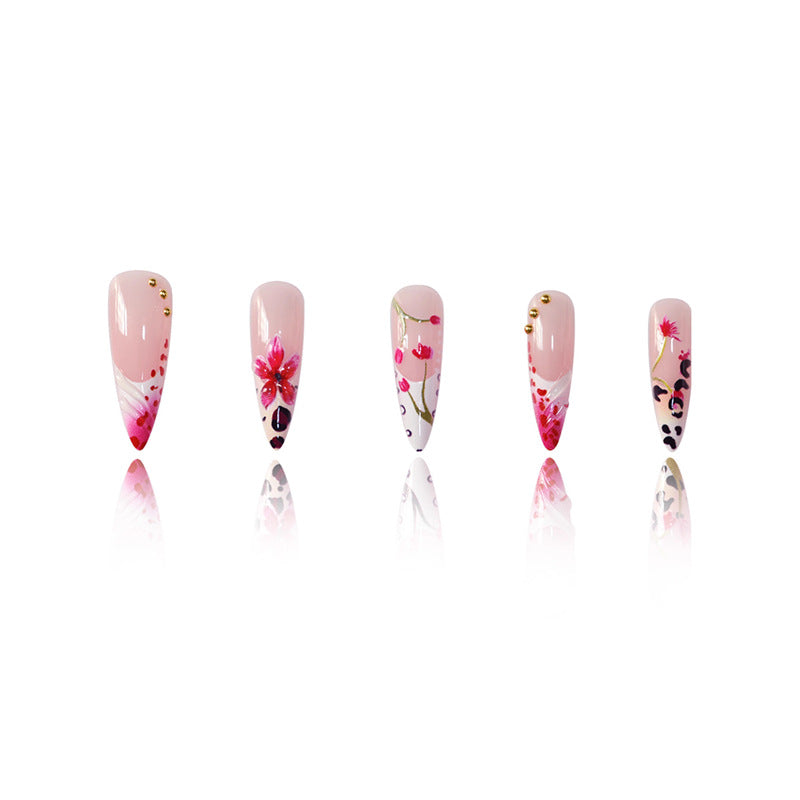 Premium Floral Acrylic Nail Art Set Stornfield