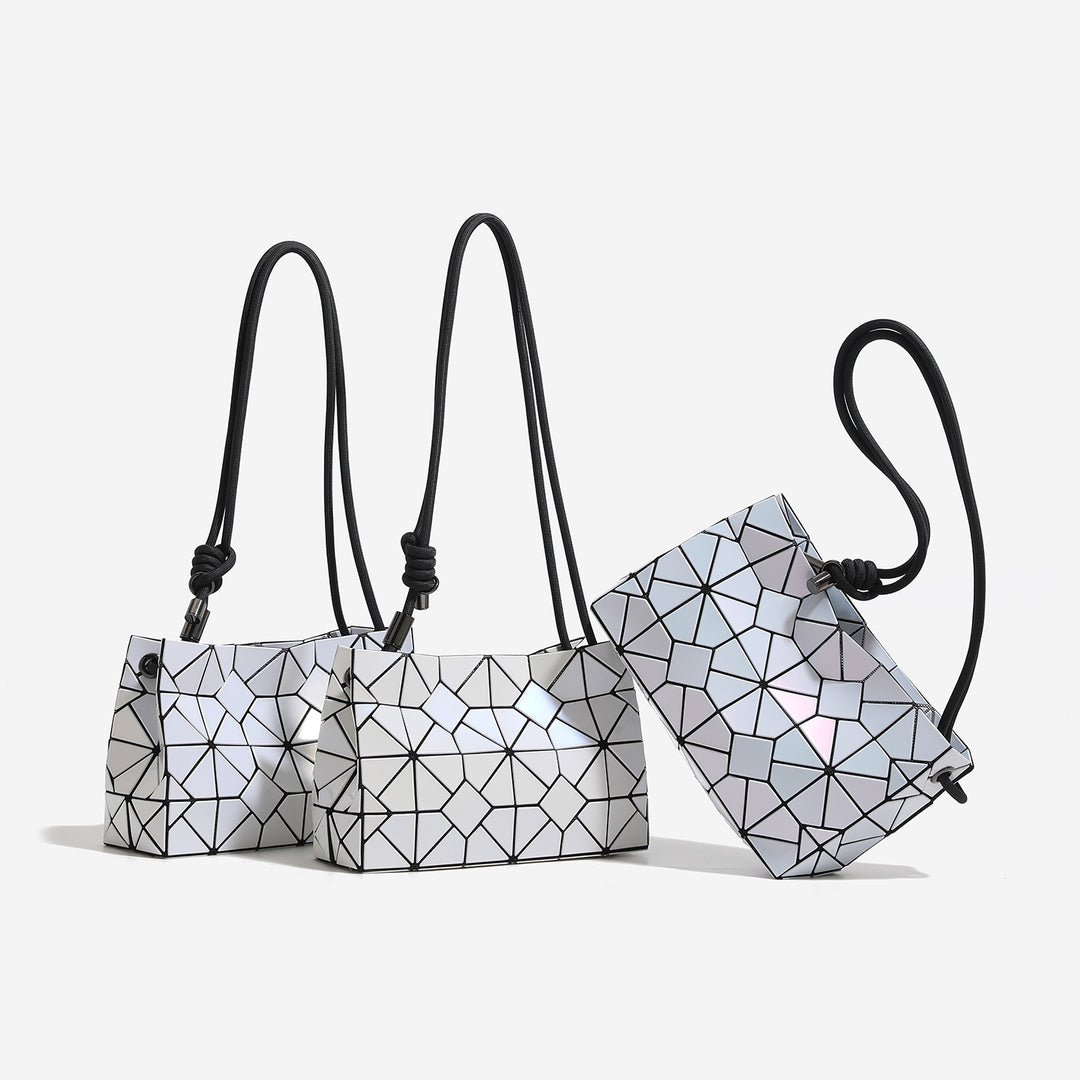 Stylish Geometric Design Handbag