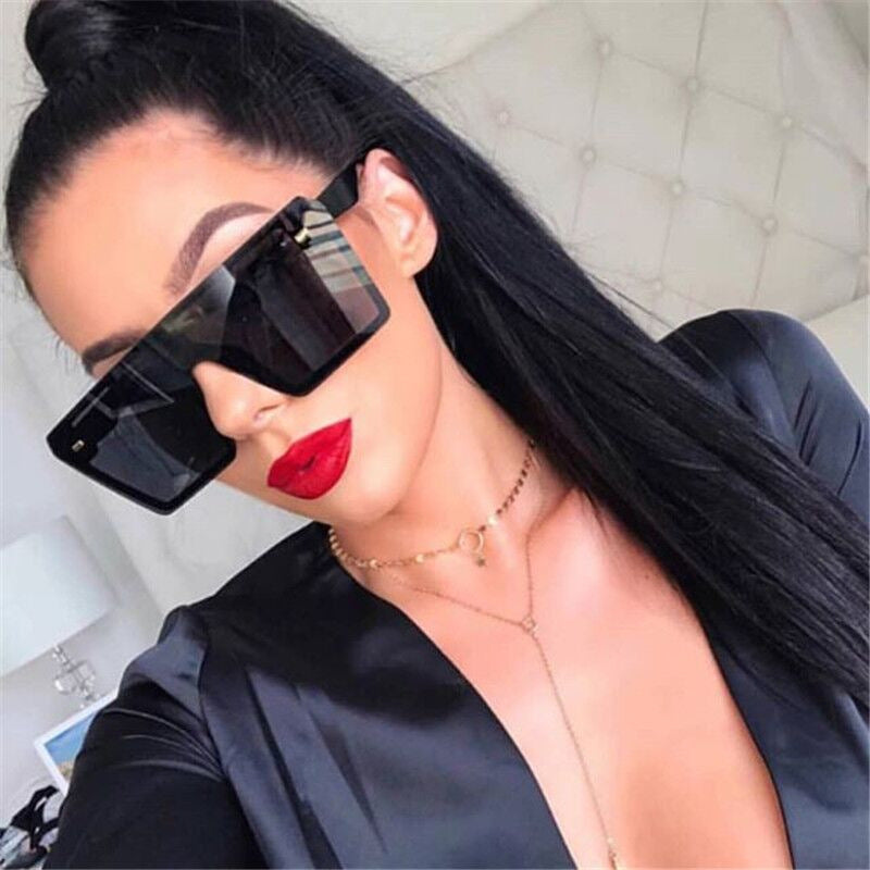 Women’s Fashion Rectangular Sunglasses in Urban Design Stornfield