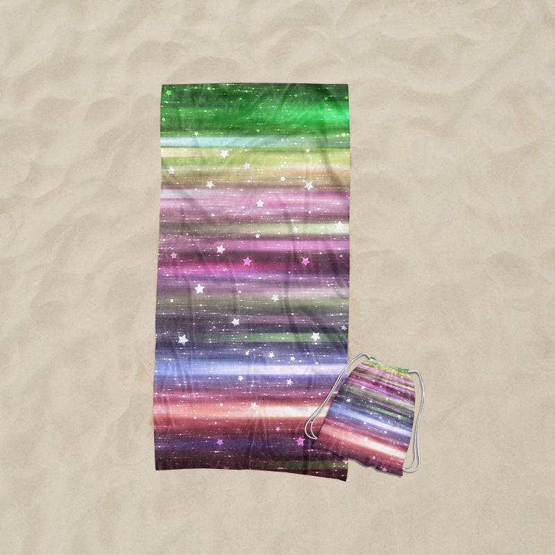 Beach towel with elaborate wave design Stornfield