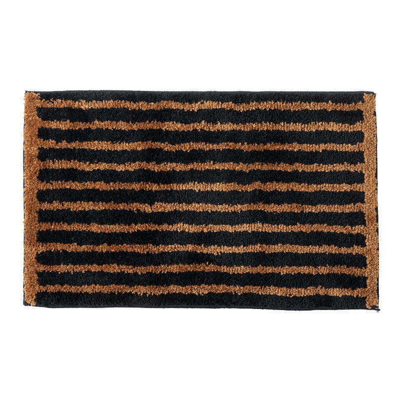 Coconut and polypropylene doormat with non-slip latex backing and striped structure Stornfield