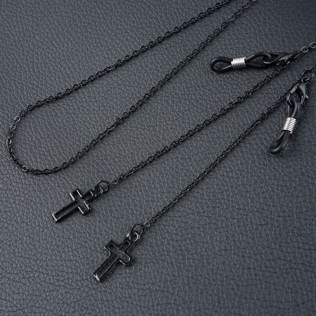 Dual Cross Pendant Eyewear Chain Stornfield