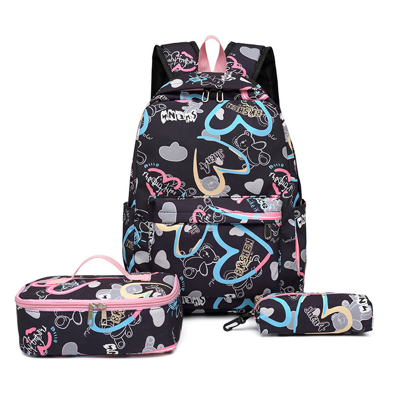 Backpack set with insulated lunch box and pencil case Stornfield