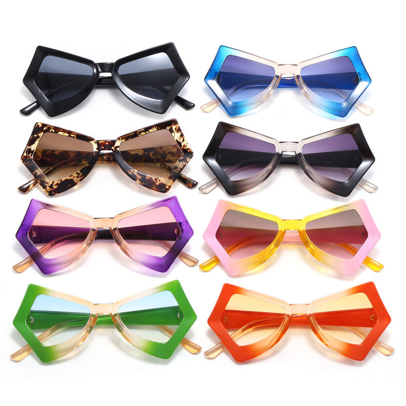Women's polygonal sunglasses in extravagant design Stornfield