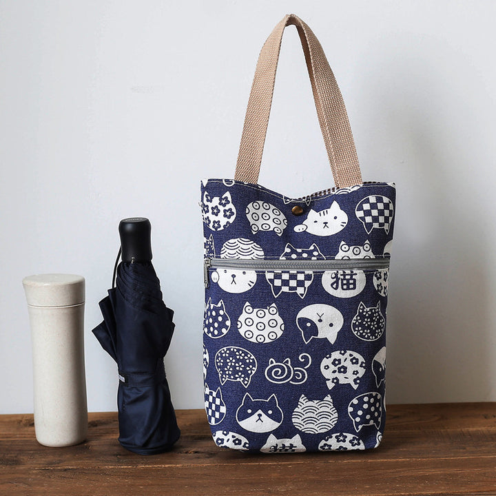 Stylish Cat-Themed Tote Bag Stornfield