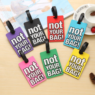 Unisex Luggage Tag with Custom Message Bowlift