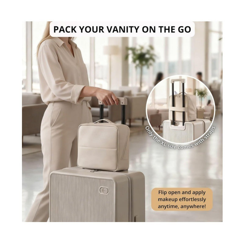 Cosmetic bag with elegant organizer Stornfield