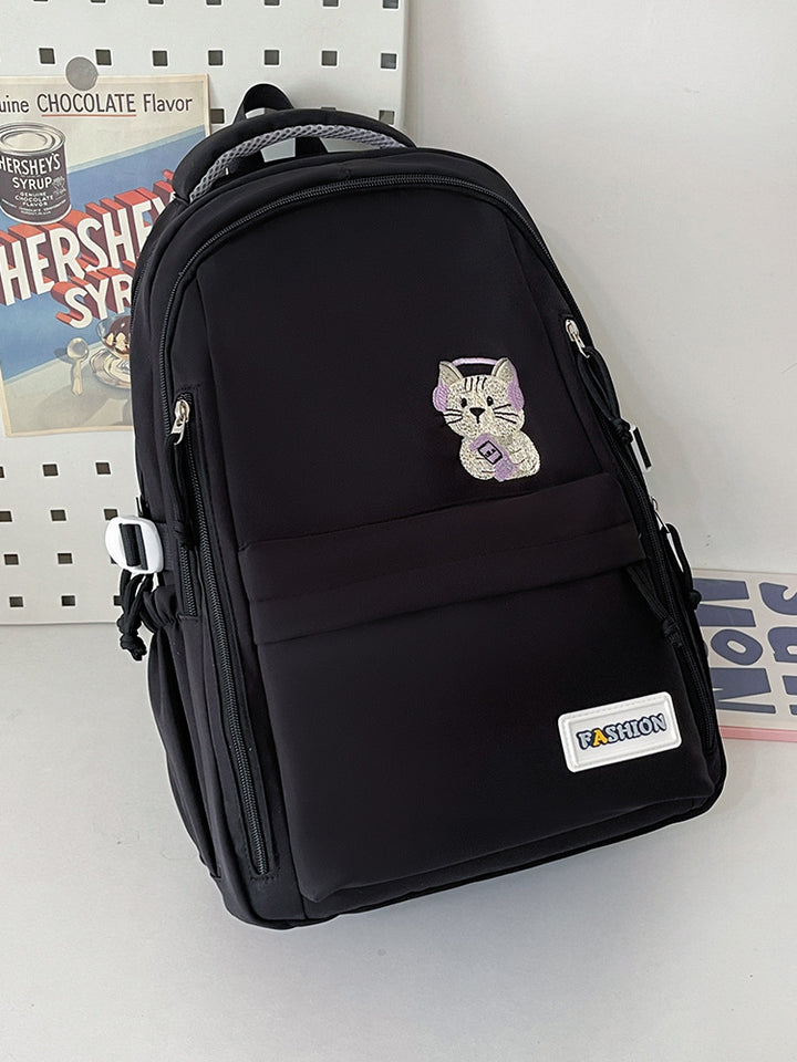 Cute Illustrated Cat Design Backpack