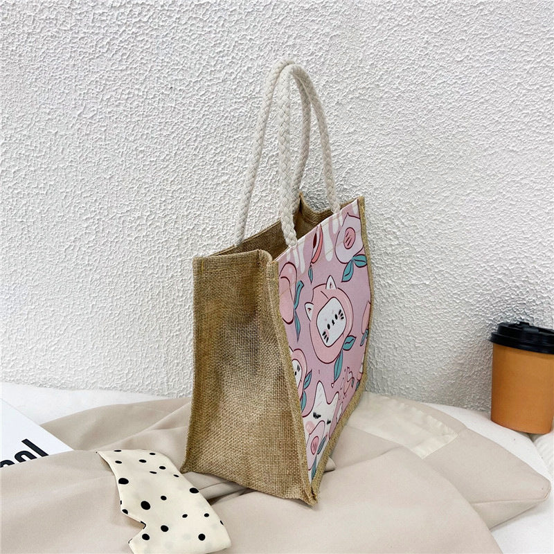 Fun Cartoon-Themed Beach Tote