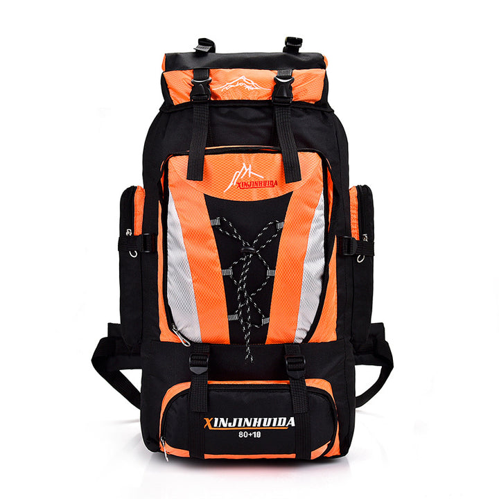 Unisex large trekking backpack with volume expansion and ergonomic carrying system Stornfield