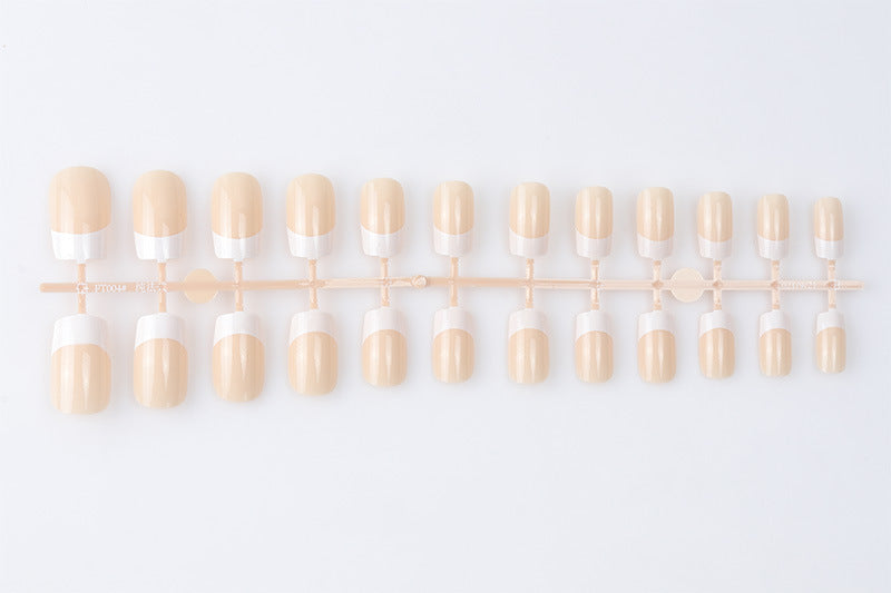 Glossy Natural-Shape Press-On Nails Stornfield