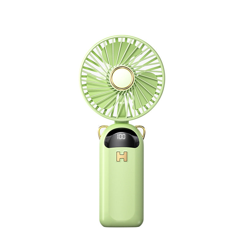 Women Portable Handheld Fan with LCD Display Stornfield