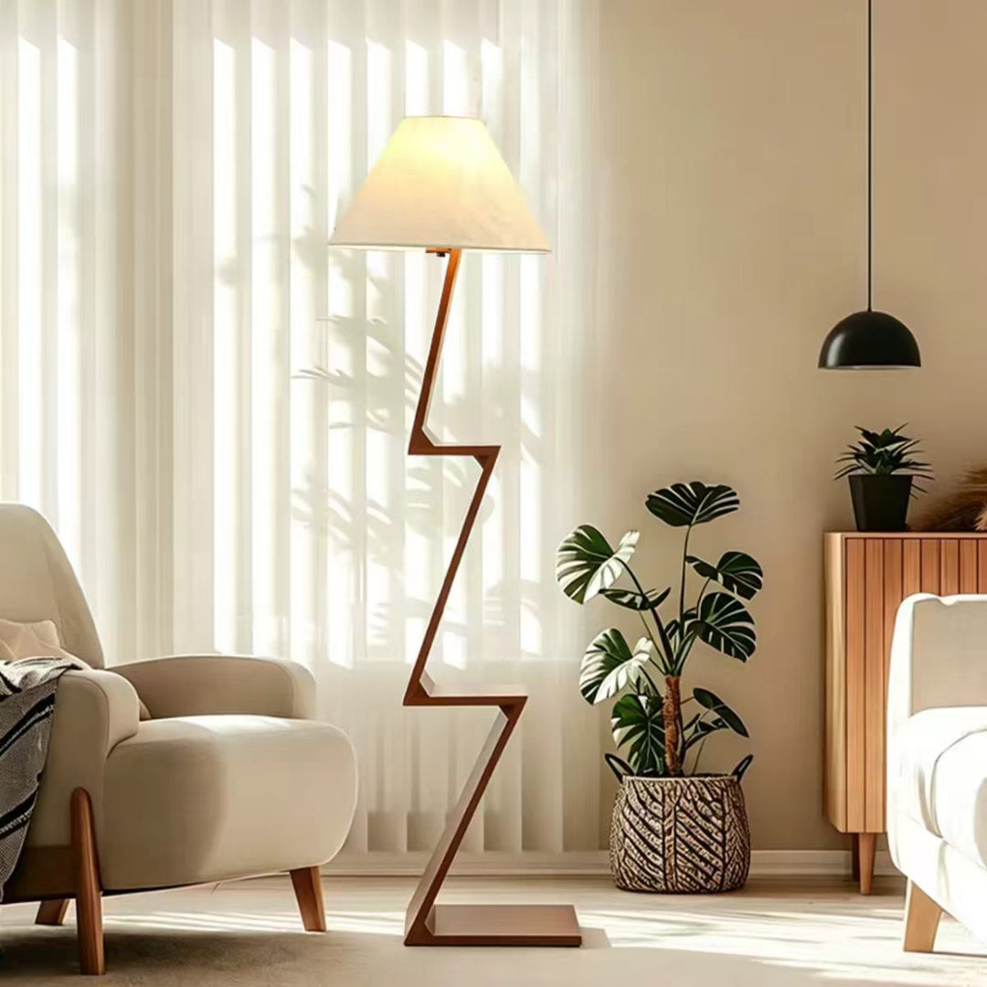 Artistic Zigzag Floor Lamp