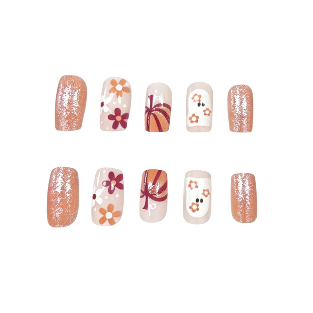 Festive Autumn-Themed Nail Art Set Stornfield