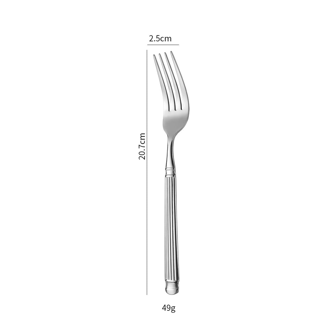 Elegant dessert spoon with exclusive surface design Stornfield