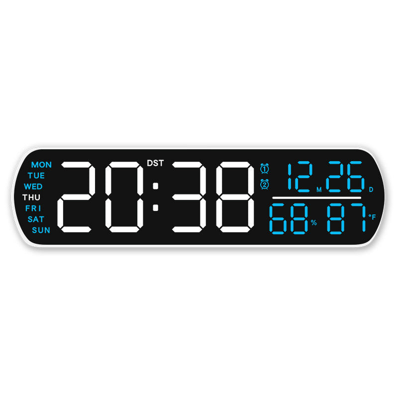 Digital wall clock with temperature and hygrometer display Stornfield