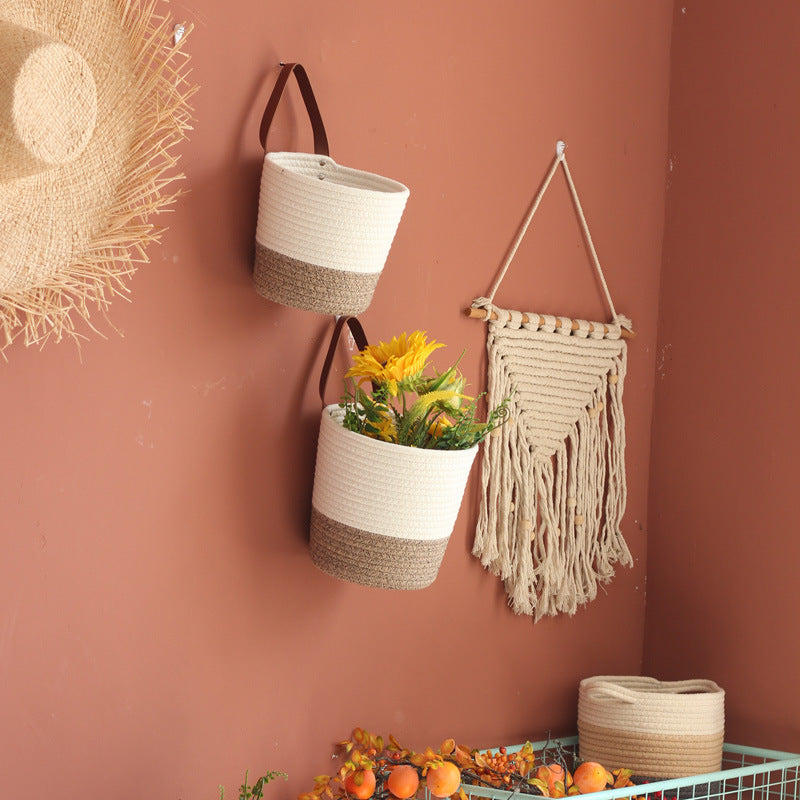 Handcrafted storage basket Stornfield