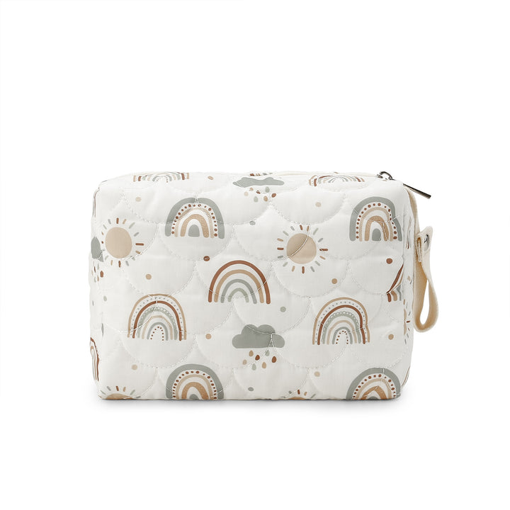 Stylish cosmetic bag with trendy plant motifs Stornfield