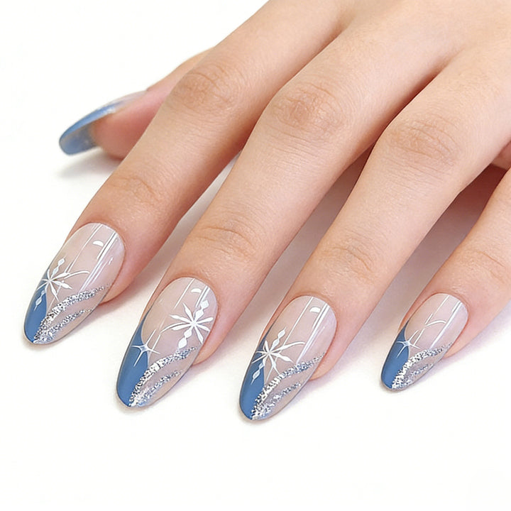 Artistic Floral Design Press-On Nails Stornfield