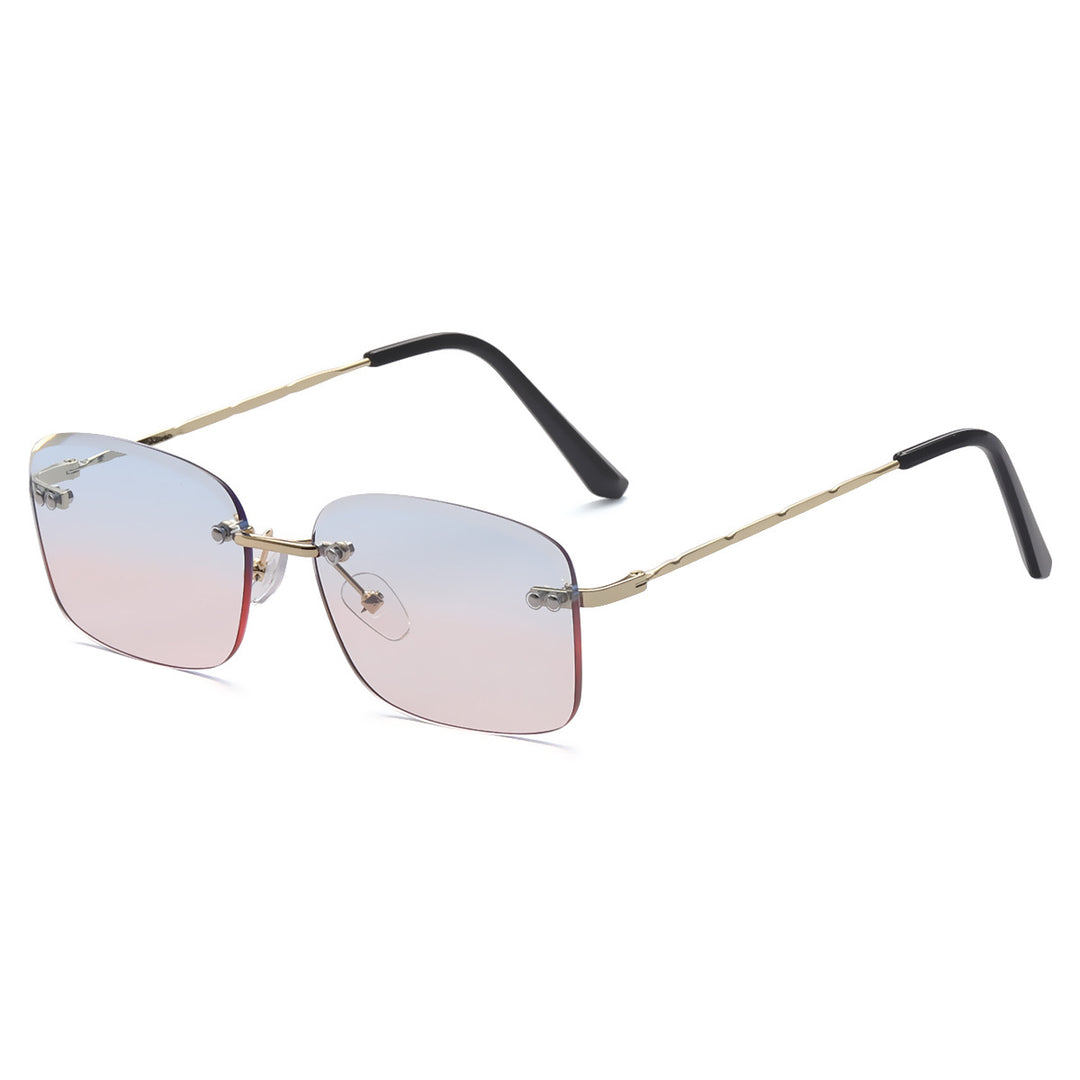 Women's square sunglasses with polarized lenses and elegant metal frame Stornfield