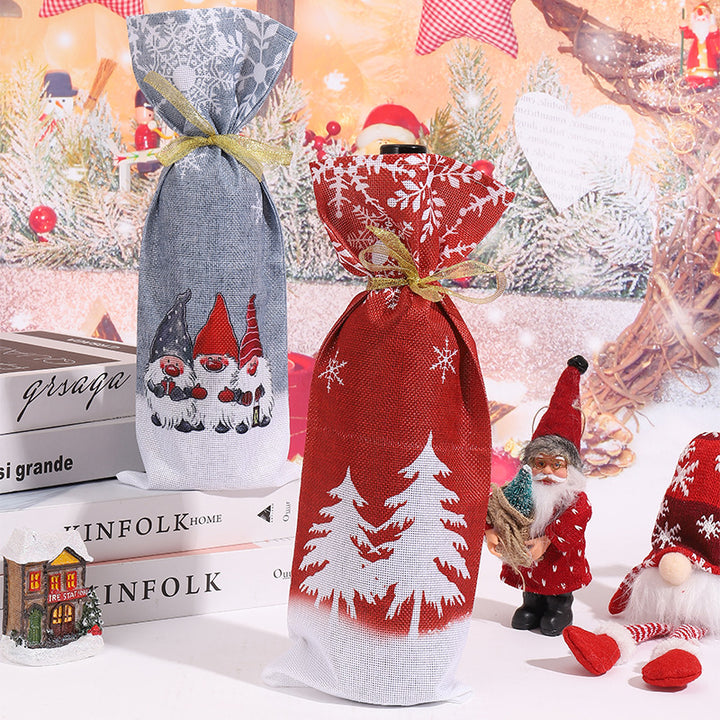 Gift bag with festive gnome motif Stornfield