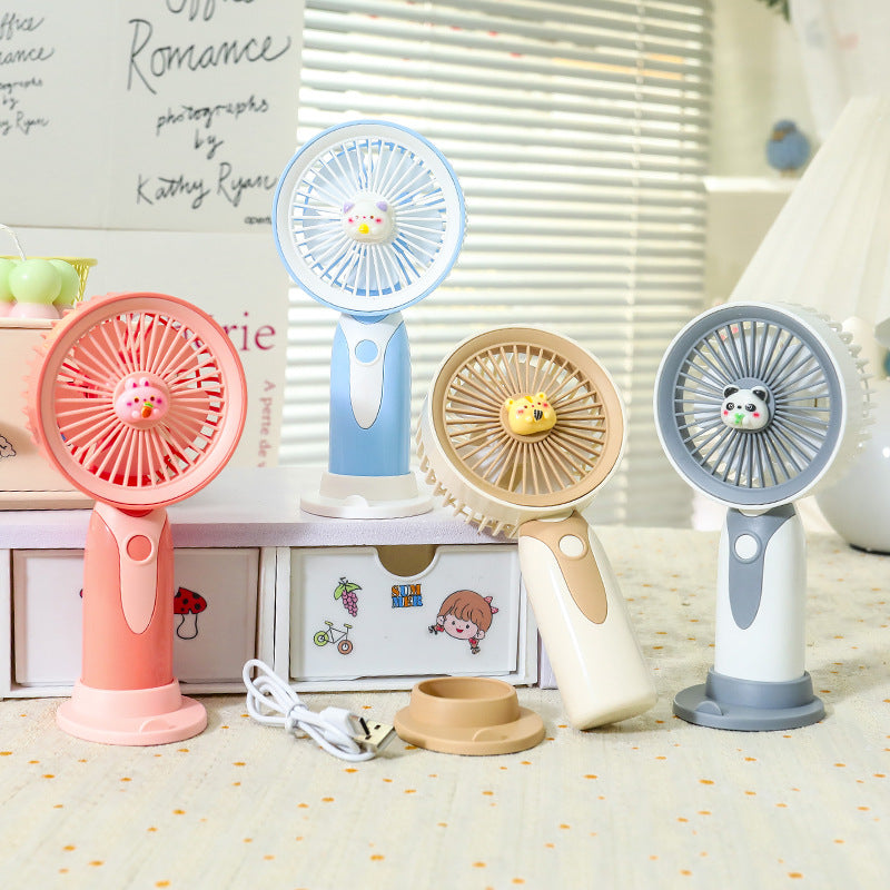 Ladies Portable Hand Fan with Cute Designs Stornfield