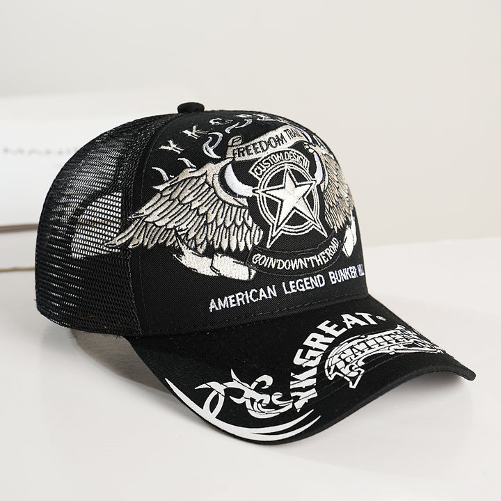 Unisex Trucker Cap with graphic design and breathable mesh Stornfield
