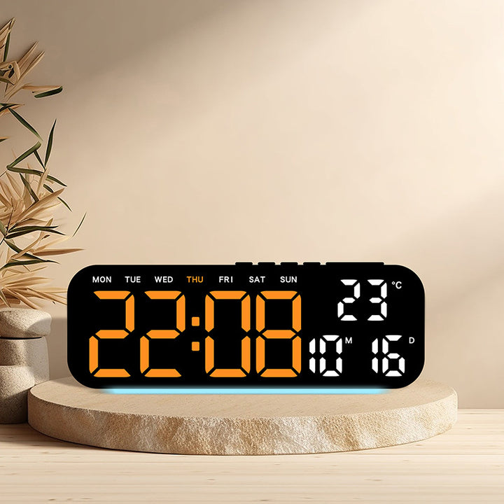 Digital alarm clock with temperature display and hygrometer Stornfield