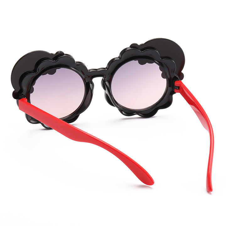 Ladies design-oriented sunglasses with flower-shaped frame Stornfield