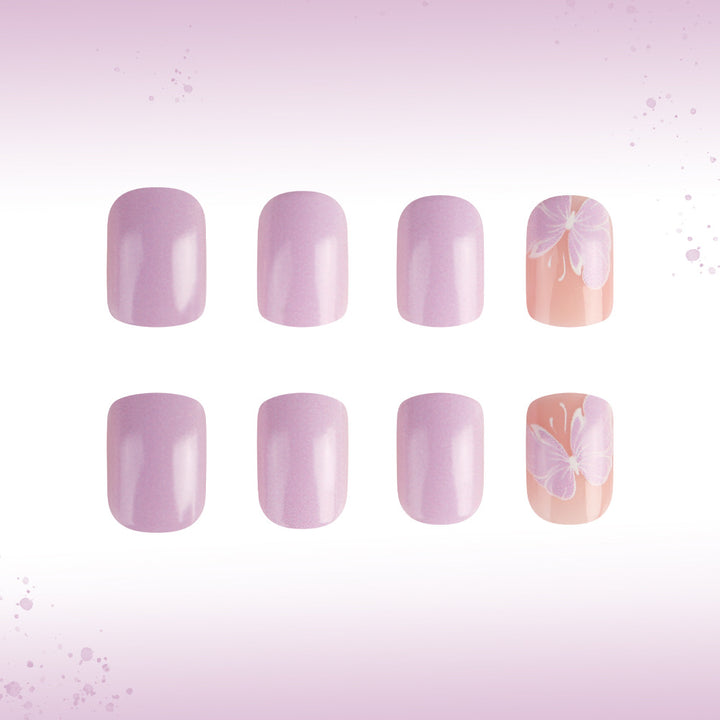 Elegant Floral Gel Nail Art Stornfield