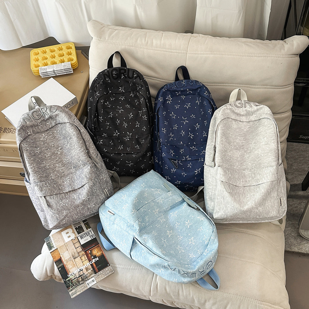 Star-Patterned Casual Backpack Stornfield 1791205253