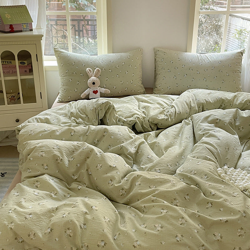 Decorative Floral Print Blanket
