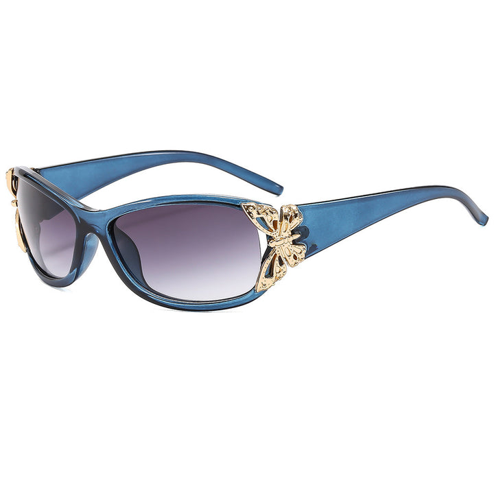 Fashion-Forward Butterfly-Embellished Sunglasses Stornfield
