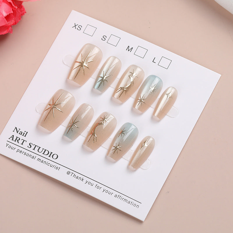 Artistic Press-On Nail Design Stornfield