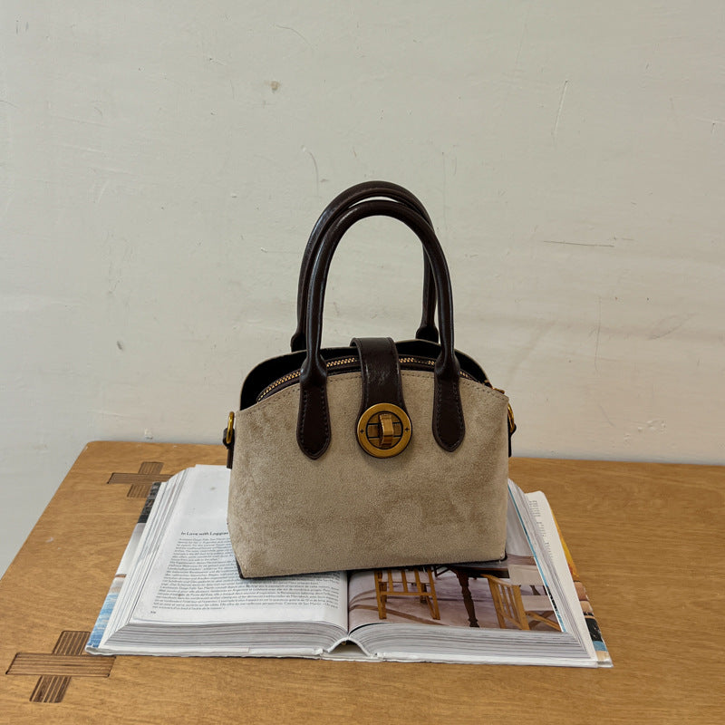 Handheld Suede Purse