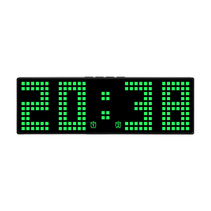 Digital LED alarm clock with color change Stornfield