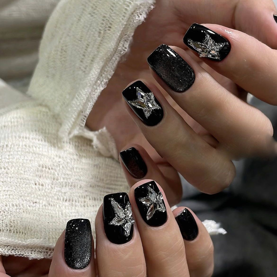 Glossy Gel Press-On Nail Set