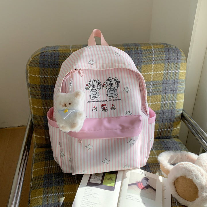 Backpack with Colorful Animal Design and Practical Compartments Stornfield