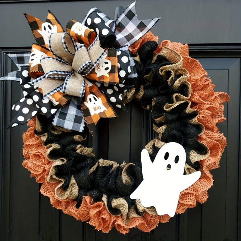 Festive Halloween Door Wreath