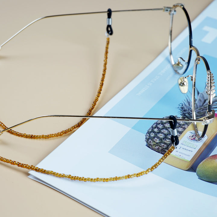 Crystal-Accented Eyewear Holder Chain Stornfield