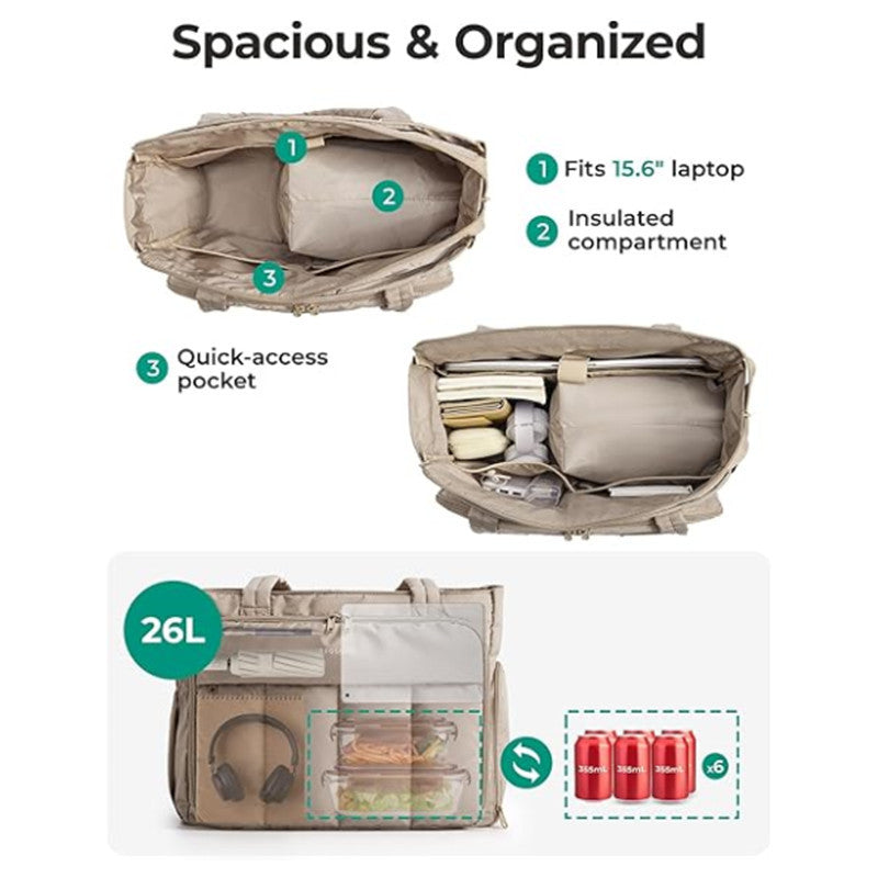 Multifunctional cooler bag with practically arranged compartments Stornfield